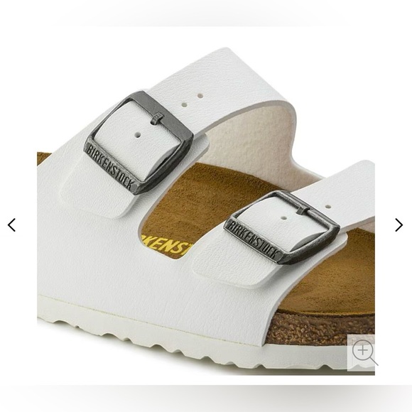 Birkenstock Arizona Birko Flor in White Size 36 - Picture 10 of 10